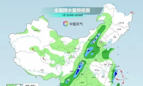 台风“丹娜丝”90度拐弯，新一轮降雨中心已定，大雨暴雨分布如下