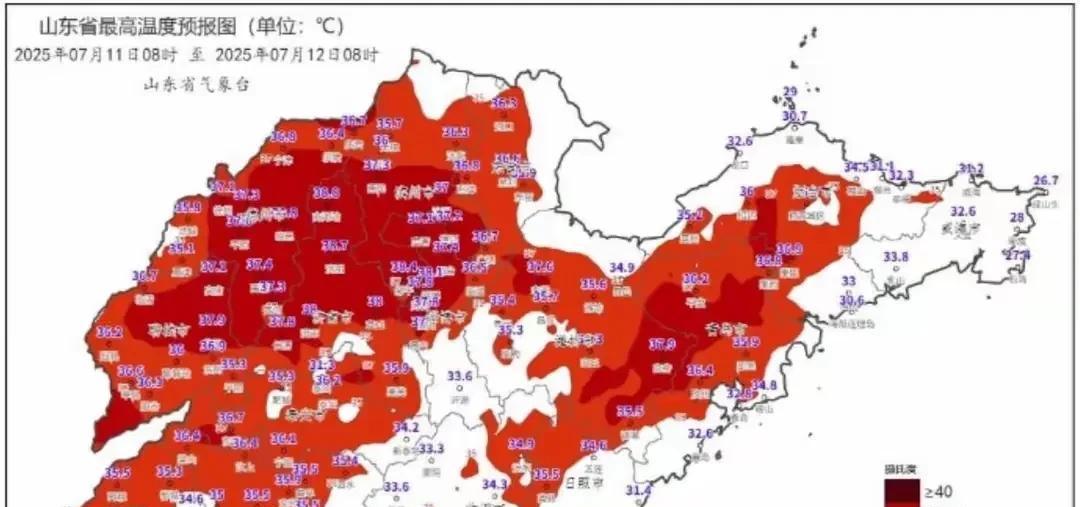 【山东省降雨形势转变，高温天气全面来袭，具体分布如下地区】图2
