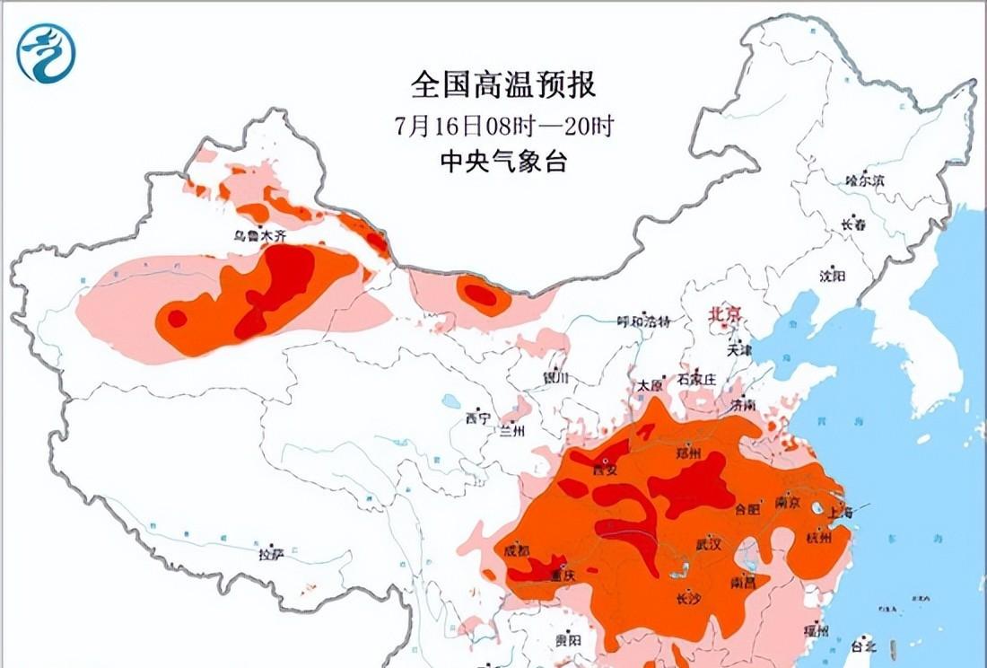 【本轮降雨形势发生转变，高温范围减弱北方降雨增多，具体分布如下】图2