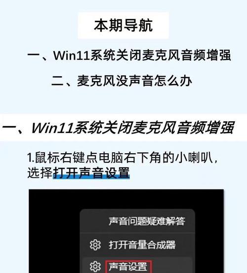麦克风失灵急救指南（快速排查和修复麦克风故障）