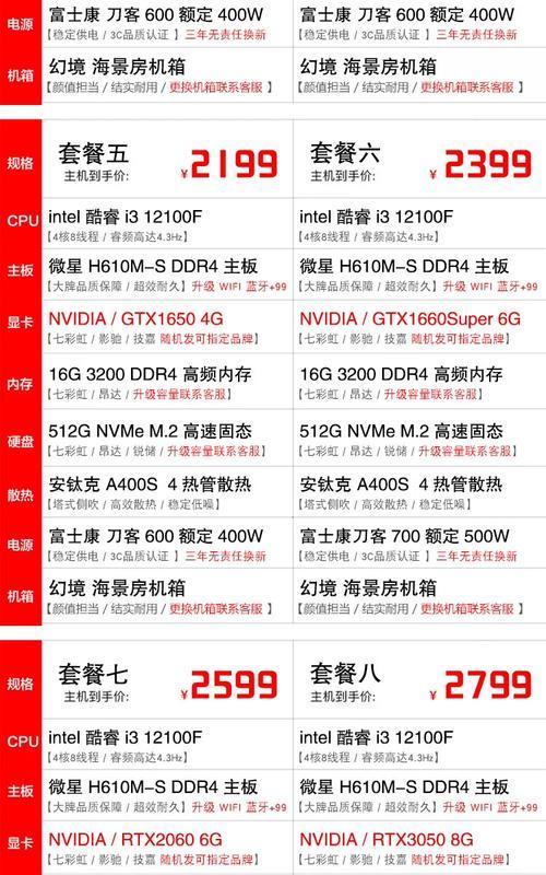 I510400F和I312100F购买建议（如何选择适合你的电脑处理器）