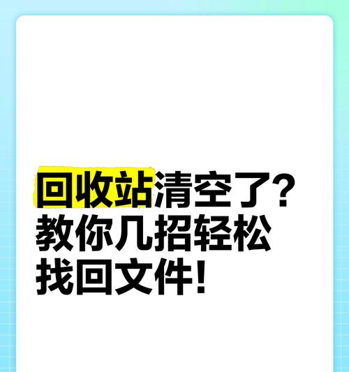 如何恢复已清空的回收站文件（教你一招轻松找回误删除的重要文件）