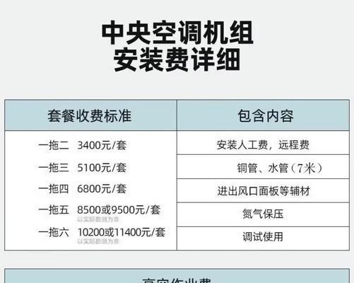 家用中央空调报价详情（解读家用中央空调价格与配置）
